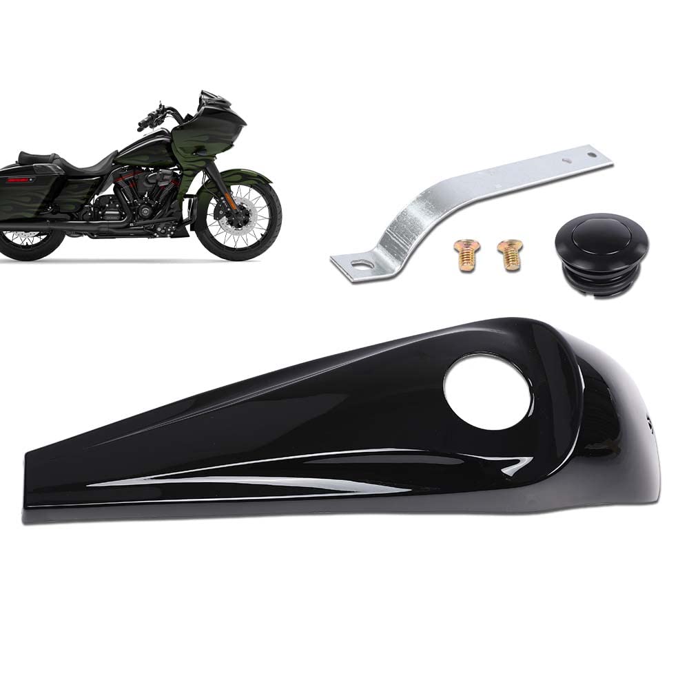 G-PLUS Fuel Console Gas Tank Cap Cover Compatible with Harley Electra Road Glide Touring 08-22 Dash