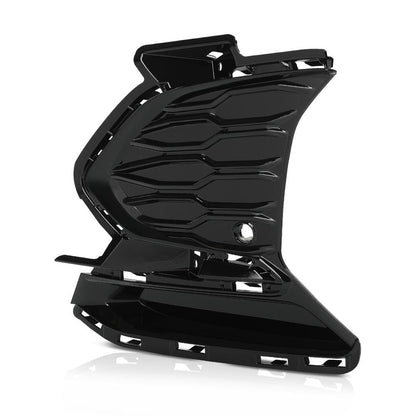 G-PLUS Front Bumper Grill Fog Light Cover w/Hole Left Side Compatible with Chevy Equinox RS 2021 2022 2023 84858996 84858997