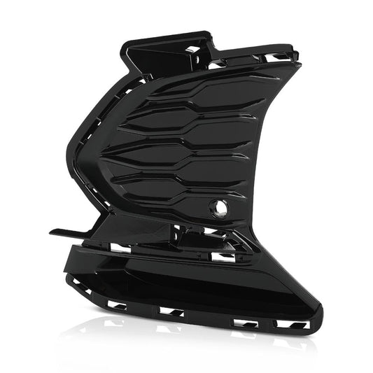 G-PLUS Front Bumper Grill Fog Light Cover w/Hole Left Side Compatible with Chevy Equinox RS 2021 2022 2023 84858996 84858997