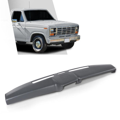 G-PLUS Dash Cover Compatible with Ford F100 F150 F250 F350 Bronco 1980-1986 12108LGR Light Gray