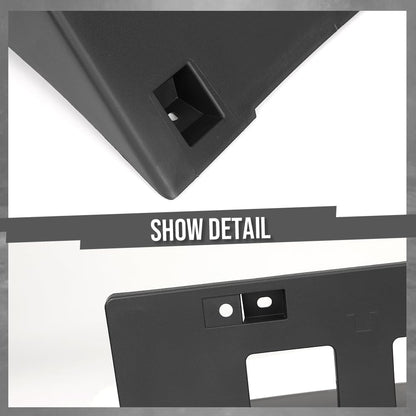 G-PLUS Front License Plate Bracket Compatible with Nissan Frontier 2022-2024 96210-9BU0A, 96210-9BU0A Black