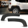 G-PLUS Rear Left and Right Fender Flares Compatible with Jeep Renegade 2015-2023 Wheel Opening Molding Arch Trim 5XB67LXHAA, 5XB66LXHAA, CH1790104, CH1791104 Black