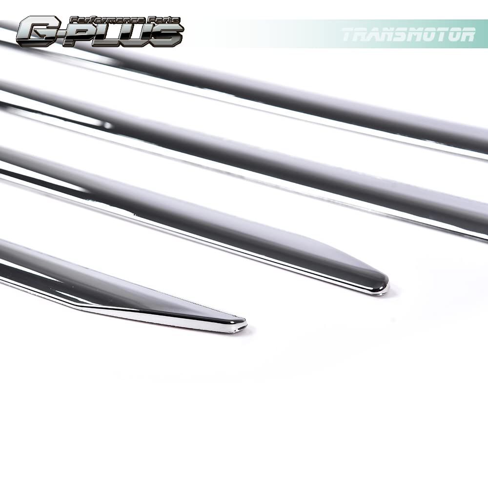 G-PLUS Body Side Moldings Trim Compatible with 2019-2021 Dodge RAM 1500 Crew Cab,Chrome Garnish,4pcs