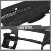 G-PLUS TPE Dash Cover Dashboard Compatible with Chevy Silverado 2007-2013 (LS, LT, Work Truck ONLY), Fit GMC Sierra 2007-2013 (SL, SLE, or Work Truck ONLY), Fit Dual Glovebox Style Dashes Black