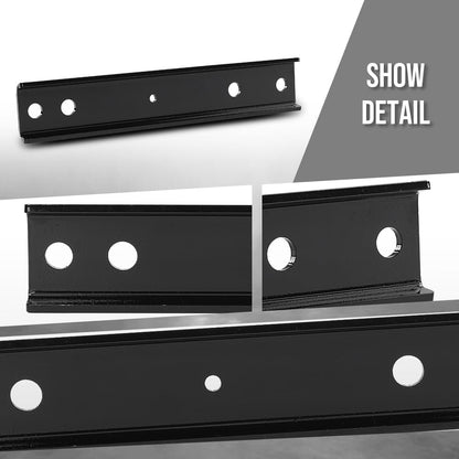 G-PLUS Rear Bumper Mounting Bracket Pair Compatible with Ford F250 F350 Super Duty 1999-2016 F81Z17788AA FO1166193 Black