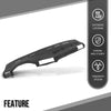 G-PLUS TPE Dash Cover Dashboard Panel Compatible with BMW E30 3 Series 318i 325e 325i 325is 1984 1985 1986 1987 1988 1989 1990 Black