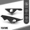 G-PLUS Speaker Cover Trim Compatible with Honda Civic 10th Sedan 2016 2017 2018 2019 2020 2021 Carbon Fiber Black