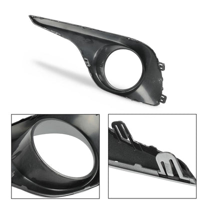 G-PLUS Front Fog Light Lamp Cover Trim Pair, Compatible with Toyota Highlander 2011 2012 2013 TO1038154 TO1039154 814810E060 814820E080, Driver & Passenger Side Fog Light Trim Silver