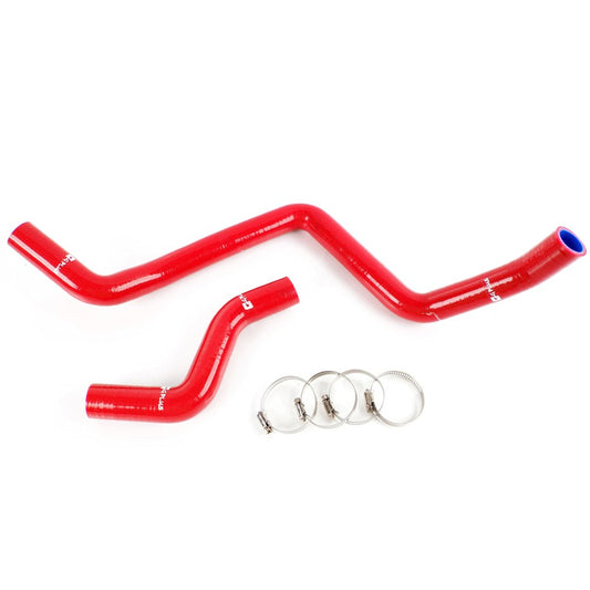 G-PLUS Silicone Radiator Coolant Hose Pipe Kit Clamps Compatible With 1992-2000 Honda Civic Sohc D15/16 EG/EK,Red