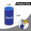 G-PLUS High Temp Rubber Exhaust Clamp Fit for Yamaha YFS 200 1"ID Blue