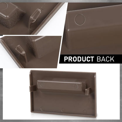G-PLUS Dash Fuse Panel Cover Compatible with Chevy & GMC Truck 1988-1994/Fit Chevy Blazer GMC Yukon 1992-1994/Fit GMC Yukon Suburban 1992-1994 Brown