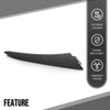 G-PLUS Headlight Molding Trim Front Right Side Compatible with Honda Civic 2022 2023 2024 HO1213131, 71202T20A01 Black