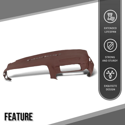G-PLUS TPE Dash Cover Dashboard Compatible with Chevy & GMC Truck C/K 1500 1997-1999 Fit Chevy & GMC Truck C/K 2500/3500 1997-2000 Red