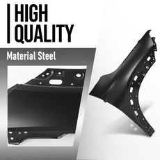 G-PLUS Fender Front Right for Chevy Trailblazer 2021-2026 Black Product Features