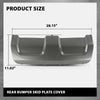 G-PLUS Rear Bumper Skid Plate Cover Compatible with Range Rover Sport 2014-2017 Gray
