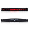 G-PLUS LED Rear Center Tailgate Lamp X Brake Light Compatible with 2003-2006 Dodge Ram 2500 3500 Led Tailgate Light Bar Replacement High Mounted Brake Light 05086509AA Smoky Lens Black Housing