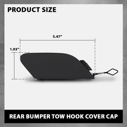 G-PLUS Rear Bumper Tow Hook Cover Cap Primed Compatible with Benz W222 S-Class S400 S450 S500 S550 S550e S560 S600 2014-2019,Not Fit for Cars With AMG/Sport Package 2228850424