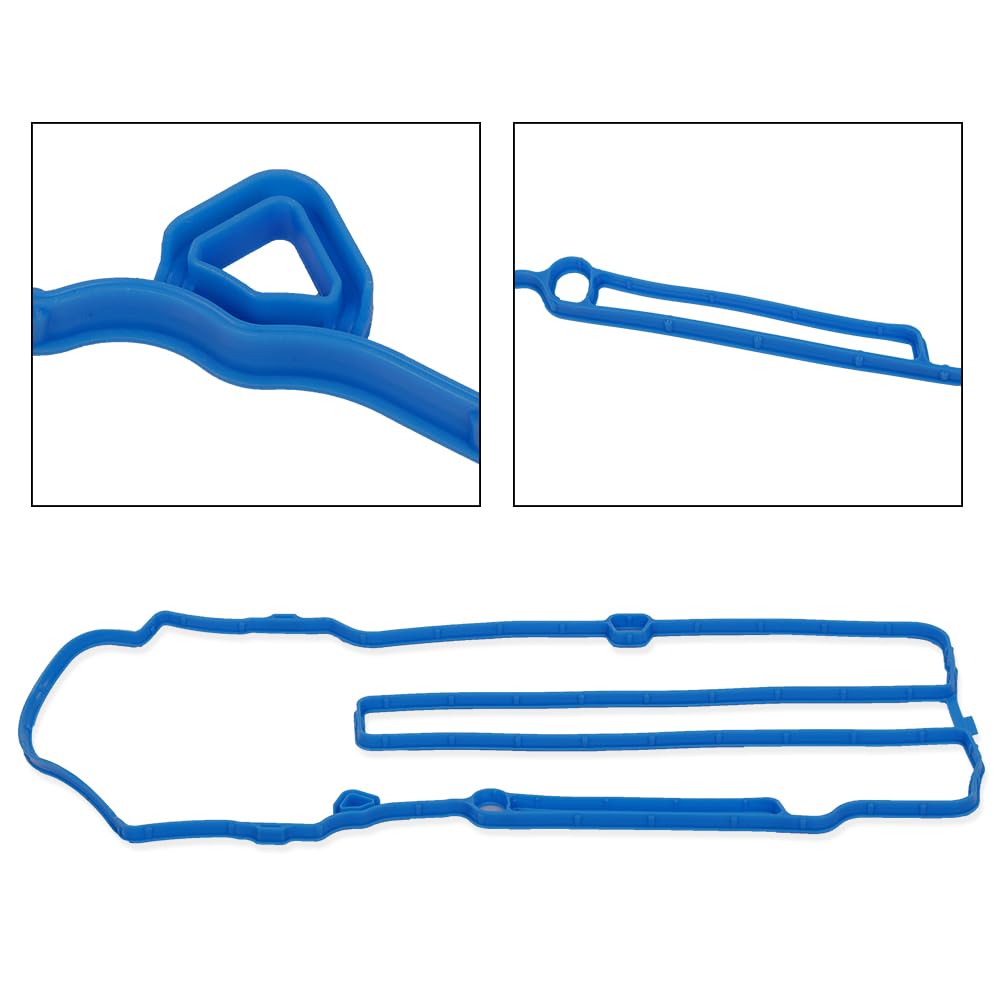 G-PLUS Valve Cover Gasket Set w/Grommets Compatible with Buick Encore 2013-2020/Chevy Cruze 2011-2016/Chevy Trax 1.4L L4 2015-2016 11130800, VS50807R, VS50710