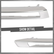 G-PLUS 2PCS Fog Light Grill Covers for Benz GL-Class 2008-2012 Silver Additional Angle