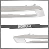 G-PLUS Pair Left Right Fog Light Grill Trim Cover Compatible with Benz X164 GL-Class 2008-2012 Fit GL350 Bluetec 4Matic 3.0L V6 - Diesel 2010-2012 1648847322, 1648847422 Silver