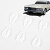 G-PLUS Molding Plastic Clip Compatible with 1966-1969 Lincoln, Fender, Door, Quarter Retainer Clips,6Pcs Install Set
