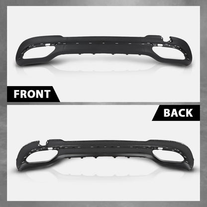 G-PLUS Air Dam Deflector Lower Valance Apron Rear Compatible with Benz E250 (submodel: Bluetec, Bluetec 4Matic) 2014-2016 for Models with AMG Styling Package,Fit Benz E300 4Matic 2015-2016