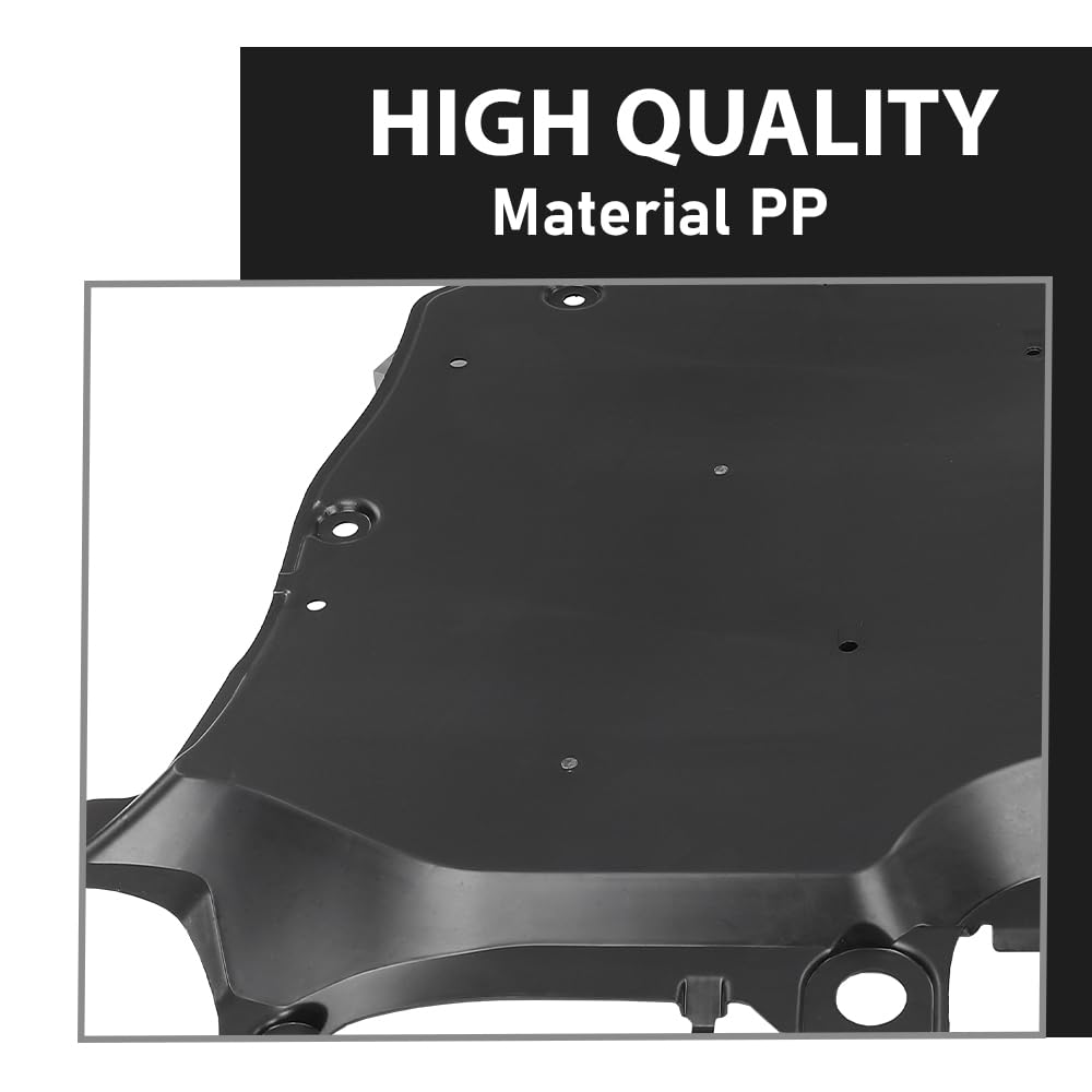 G-PLUS Front Center Undercar Shield Engine Splash Shield Compatible with Toyota RAV4 2019-2024 5110042010, TO1228295, 51100-42010, 51100 42010 Black