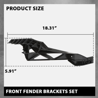 G-PLUS Front Fender Brackets Set Compatible with Chrysler Town & Country 2011-2016,Compatible with Dodge Grand Caravan 2011-2020 CH1244105