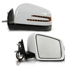 G-PLUS Rear View Side Mirror w/o Blind Spot Driver and Passenger Side Compatible with Benz M GL Class ML63 ML350 ML300 ML500 W164 X164 GL350 GL450 GL550 2005-2011 1648105193 1648104693 White