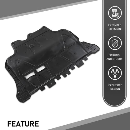 G-PLUS Front Engine Splash Shield Compatible with VW Volkswagen Golf 2015-2018 VW1228137, 3Q0825236D
