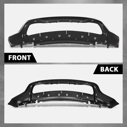 G-PLUS Front Lower Bumper Cover Fascia Compatible with Jeep Grand Cherokee 2014 2015 2016, Fit Models with Lower Chrome Trim Only, Fit Limited & Overland Models, CH1015114, 68143076AC, Black