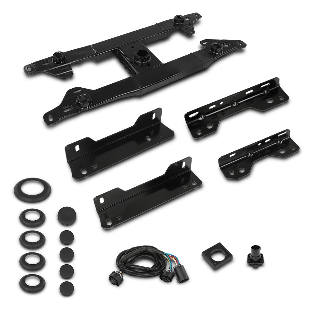 G-PLUS Gooseneck Hitch Prep Package Compatible with Ford F250 F350 F450 F550 Super Duty Truck 2017-2022 Fit 6.75' or 8' Bed Lengths LC3Z-5F057-A Black