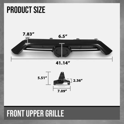 G-PLUS Front Upper Grille Compatible with Toyota 4Runner 2021-2024 5310135100C0, 104-59983D Black