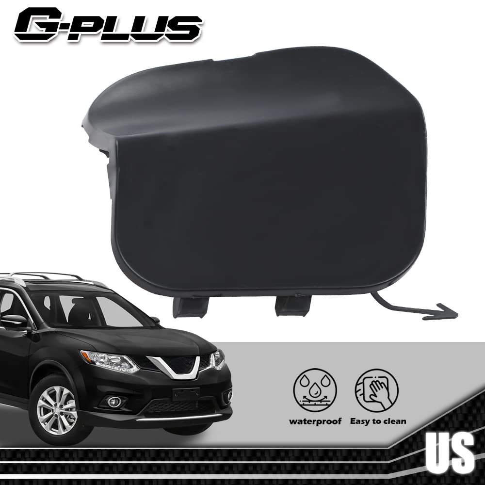 G-PLUS Front Bumper Tow Hook Cap Cover Compatible with 2014-2016 Nissan Rogue 622A0-4BA0A