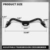 G-PLUS Adjustable Transmission Crossmember Compatible with Chevy Silverado GMC Sierra C10 C20 2WD Truck Blazer and Suburban 1963-1987 CP9427, CP-1108G