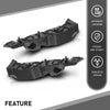 G-PLUS Front Left and Right Bumper Bracket Compatible with Audi A3 2009-2013 8P0807183B, 8P0807184B
