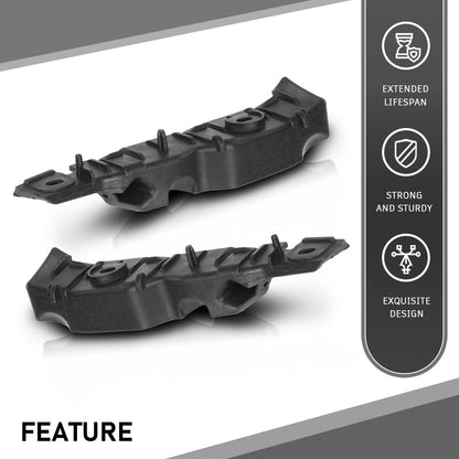G-PLUS Front Left and Right Bumper Bracket Compatible with Audi A3 2009-2013 8P0807183B, 8P0807184B