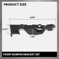 G-PLUS Bumper Brackets 2PCS for Audi A6 A6 Quattro S6 2012-2018 Close-up View