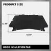 G-PLUS Hood Insulation Pad 1/2" Heat Blanket & Clips Compatible with Dodge Ram 1500 2002-2008/Fit Dodge Ram 2500 3500 2003-2009