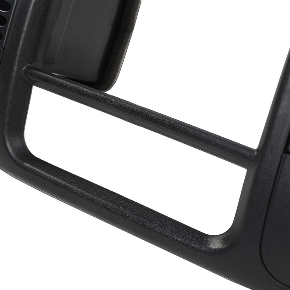 G-PLUS 1Set Center Dash Radio Surround Bezel Trim Panel Compatible with 2000-2003 Ford F150/2000-2002 Ford Expedition Black Dashboard Cover