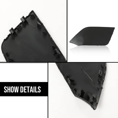 G-PLUS Front Bumper Tow Hook Cover Compatible with Nissan Rogue 2017 2018 2019 2020 Black Towing Eye Cap 622A0-6FL0H