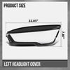 G-PLUS Headlight Lens Cover Compatible with Audi A7 RS7 2016-2018 Left Side Front Headlamp Lens Cover Clear
