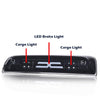 G-PLUS LED 3rd Brake Light Compatible with Chevy Silverado 2014-2020/Fit GMC Sierra 2014-2020 X Type Led Bar High Mount Stop Light Rear Tail Cargo Lamps Black Smoke Lens Black Housing