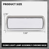 G-PLUS Dome Light Lamp Assembly LED Chrome Base Compatible with 1960-1972 Chevy GMC Pickup Truck C/K 10 20 30
