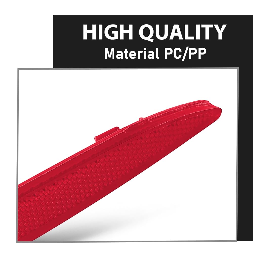 G-PLUS Rear Right Bumper Reflector, Compatible with Benz A220 A35 GLE350 GLE63 S550 2014-2022, Passenger Side, 2228200874, MB1185104