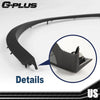 G-PLUS Front Left Driver Side Fender Flares Compatible with Tesla Model Y MY 2020 2021 2022 2023 2024 149416400B, 149418800B Wheel Opening Molding Arch Trim Black