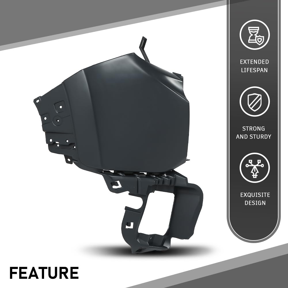 G-PLUS Rear Upper Bumper Cover Left Driver Side, Compatible with Jeep Renegade 2015-2023 6SC04TZZAA, 5VW88TZZAA