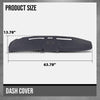 G-PLUS Dash Cover Dashboard Panel Compatible with Ford F100 F150 F250 F350 Bronco 1980 1981 1982 1983 1984 1985 1986 Dark Blue