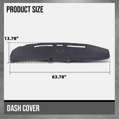 G-PLUS Dash Cover Dashboard Panel Compatible with Ford F100 F150 F250 F350 Bronco 1980 1981 1982 1983 1984 1985 1986 Dark Blue
