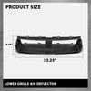 G-PLUS Lower Grille Air Dam Deflector Valance Apron, Compatible with Ford Escape 2020-2022, FO1218141, LJ6Z8327C, LJ6Z8327A